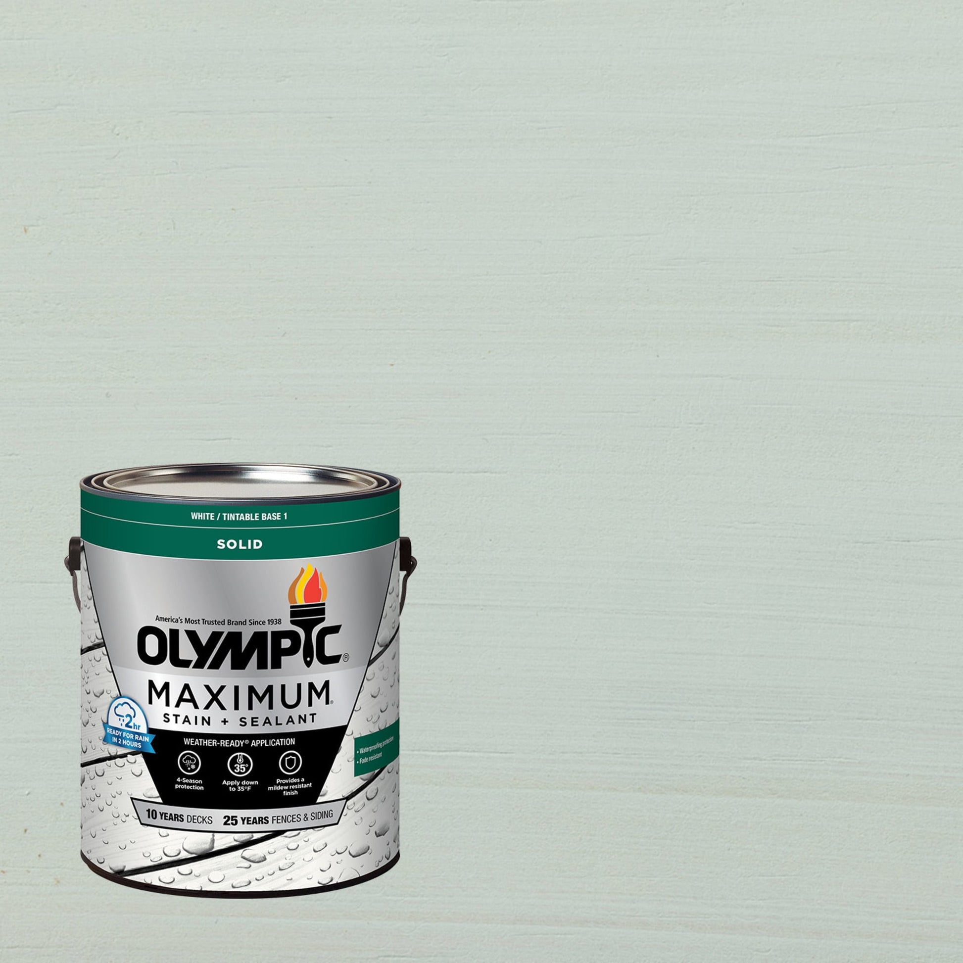 Olympic Maximum 1 Gallon SC-1019 Cool Dusk Solid Color Exterior Stain and Sealer in One