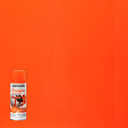 4 Pack, Orange, Rust-Oleum Craft & Hobby Imagine Neon Spray Paint- 345652, 11 oz.
