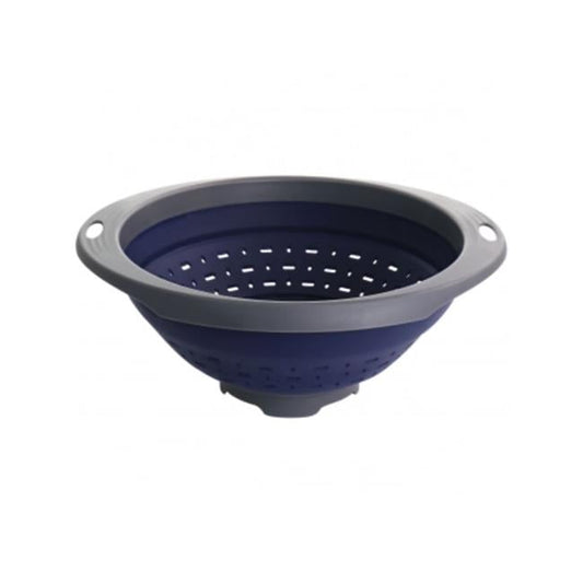 Oster Bluemarine Collapsible Polypropylene Colander in Navy