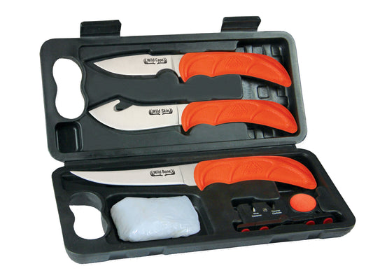 Outdoor Edge Wild-Lite Compact 6 Piece Butcher Game Processing Kit