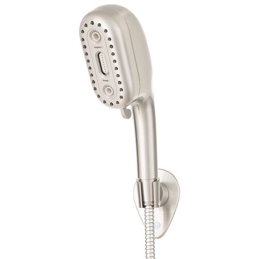Oxygenics Voyage RV 4-Setting Brushed Nickel Handheld Shower Head