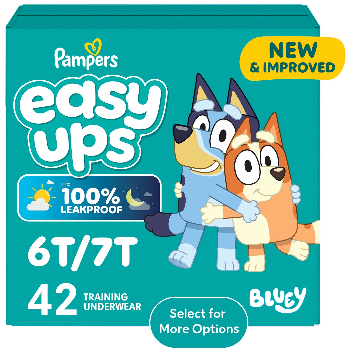 Pampers Easy Ups Training Pants Size 8 (6T7T), 42 Count (Select for More Options)