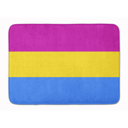 Pansexual Pride Machine Washable Memory Foam Mat