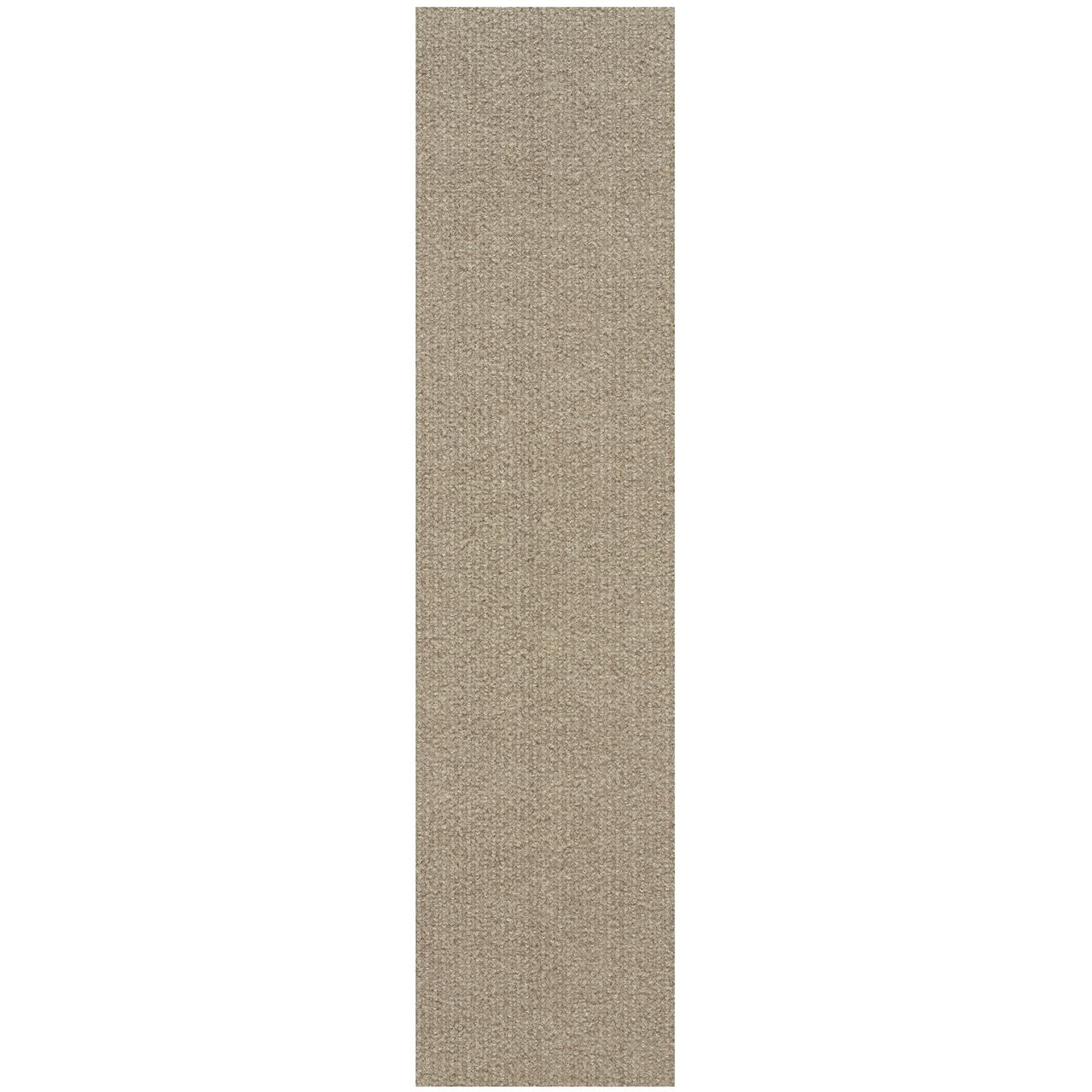 Peel and Stick Cutting Edge Taupe 9" x 36" Carpet Tile Plank. 16 per box
