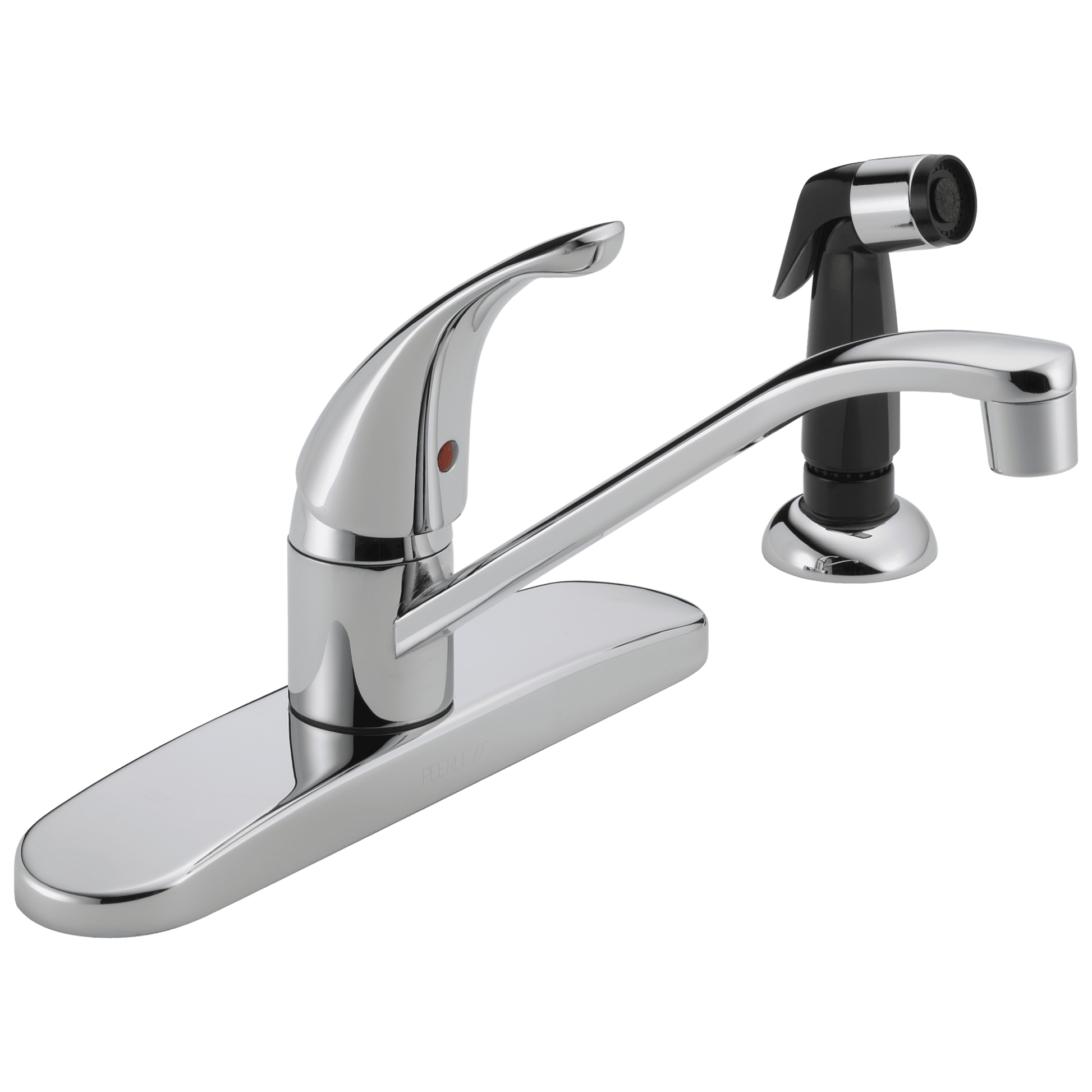 Peerless Single Handle Deck-Mount Kitchen Faucet in Chrome P115LF