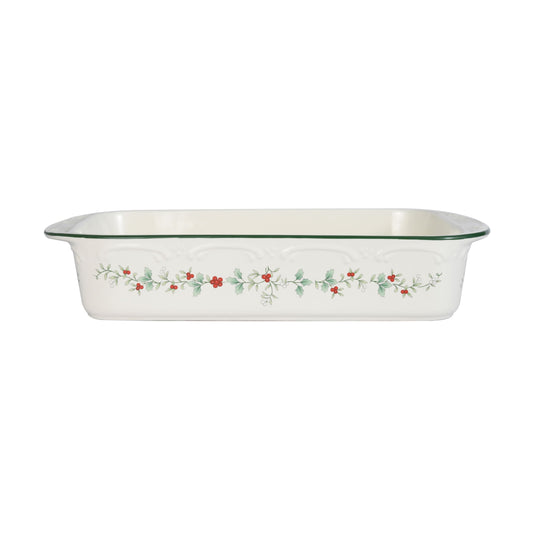 Pfaltzgraff Winterberry 11X9-inch Stoneware Rectangular Casserole Baker