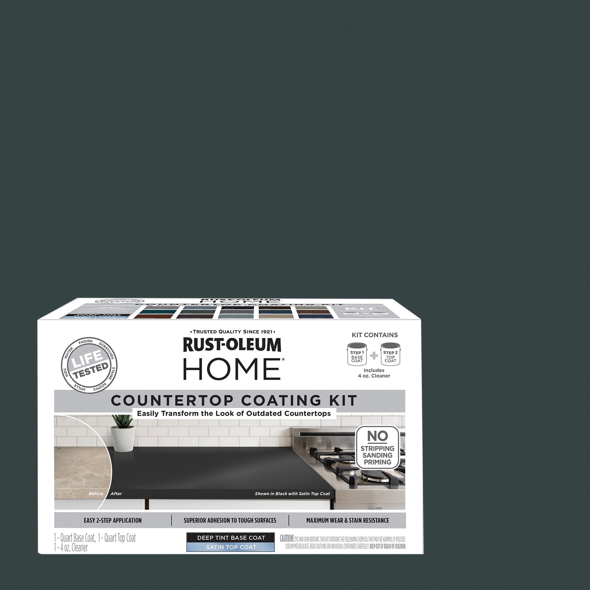 Pine, Rust-Oleum HOME Countertop Satin Coating Kit-38496315T, Quart