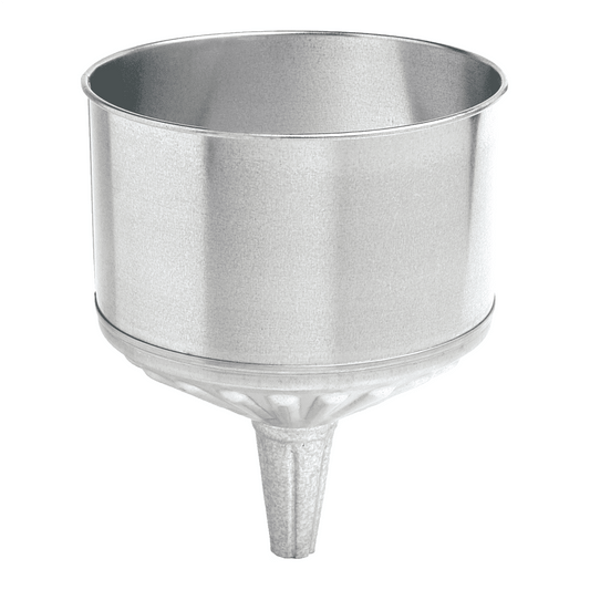 Plews/Lubrimatic 75-004 9-1/2" Diameter 8 Quart Galv Steel Tractor Funnel