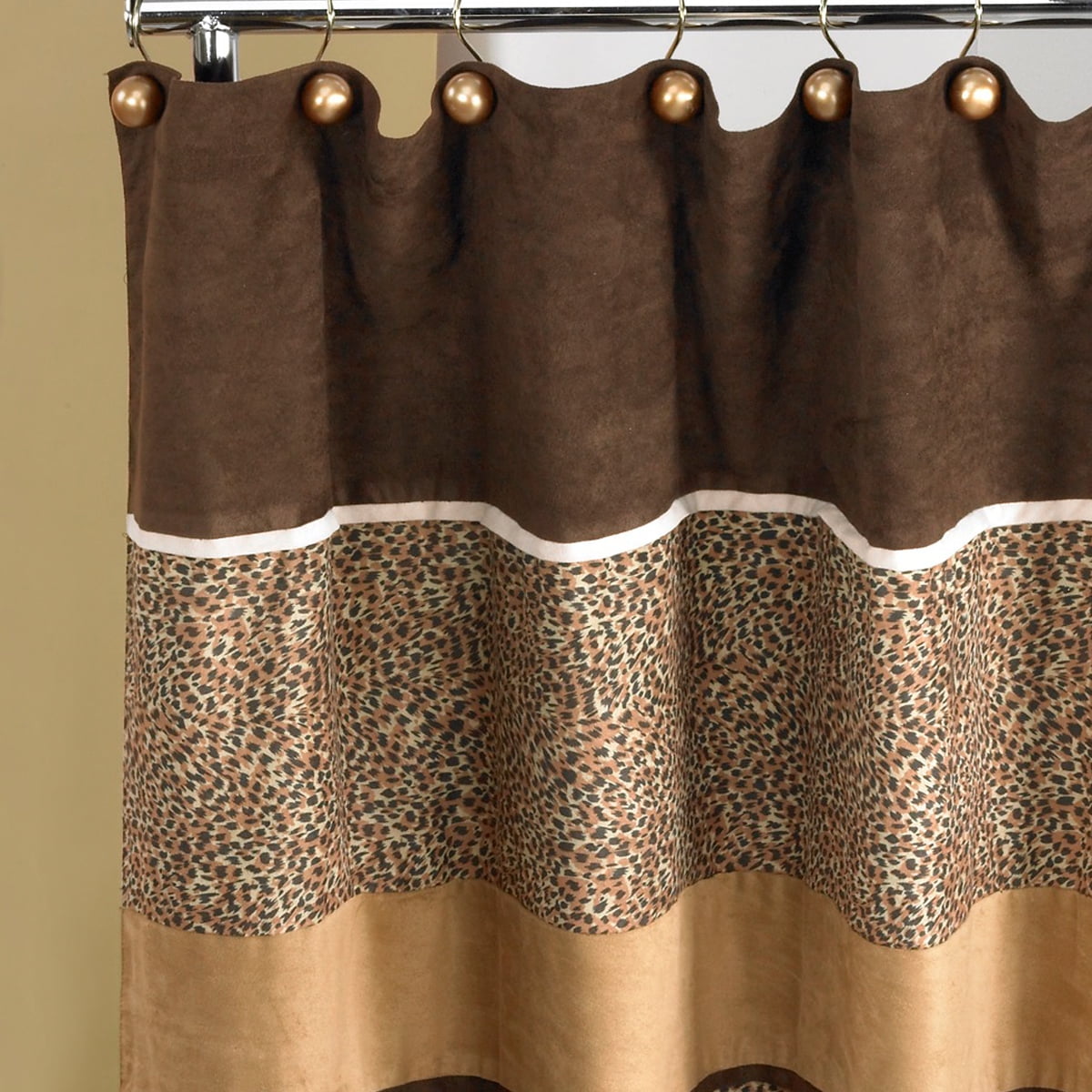 Popular Bath Wild Life Bathroom Shower Curtain 70"x72"