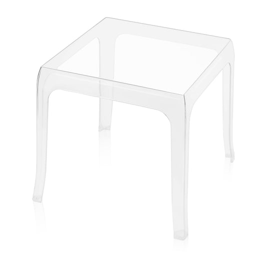 Portable End Table Clear Small Lightweight Coffee Table