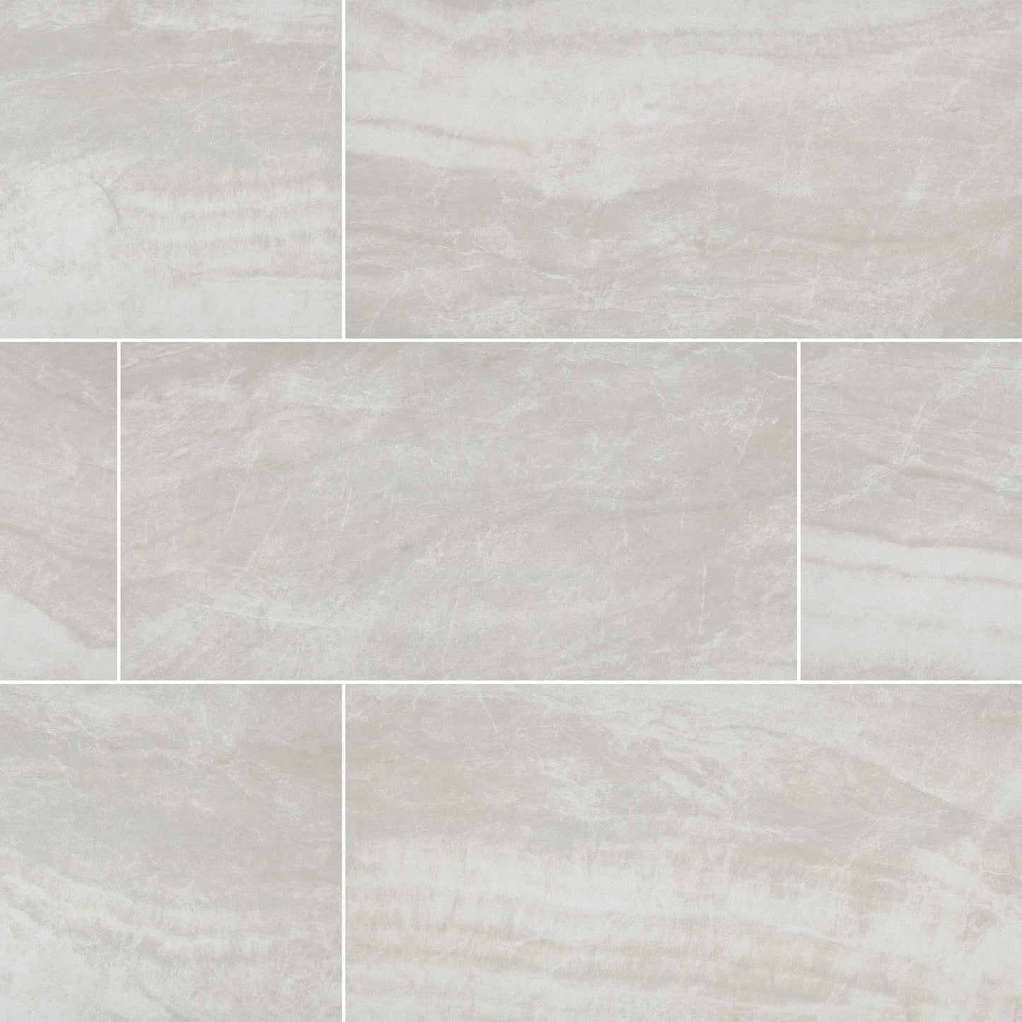 Praia Gray 12 in. X 24 in. Polished Porcelain Floor And Wall Tile ( 16 Sq. Ft./Case )