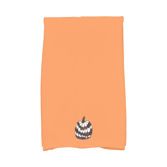 Pumpkin Single 18" x 30" Inch Orange Halloween Hand Towel