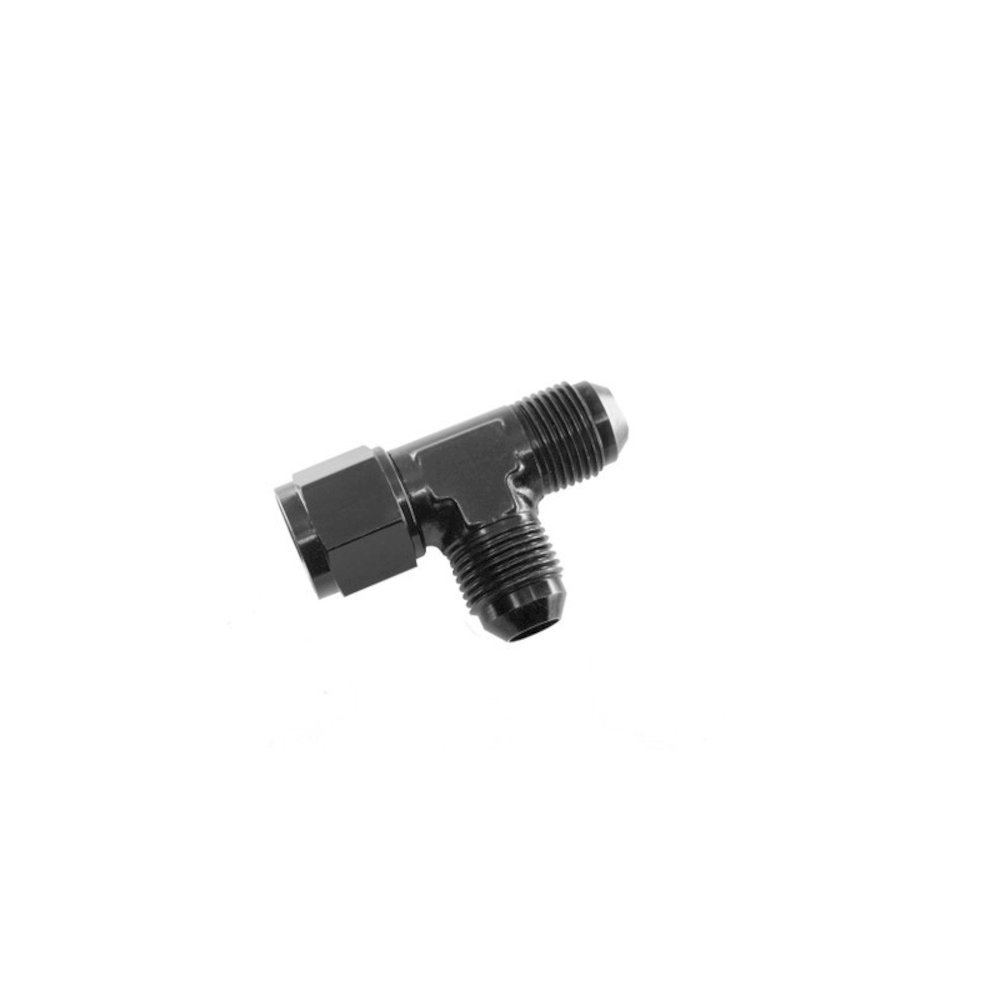 REDHORSE PERFORMANCE 8AN Tee with Female Swivel on Run Black