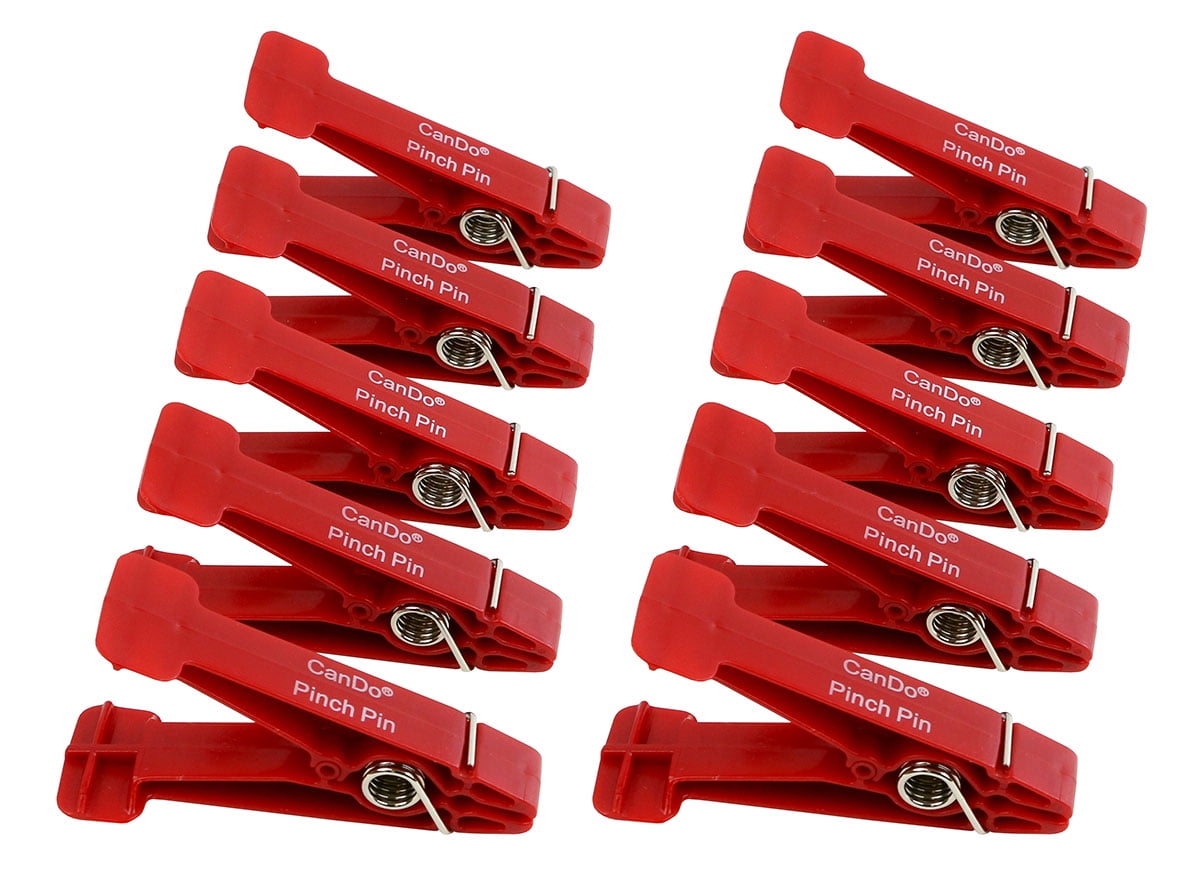 Replacement pinchpins, 10 each, black, x-heavy