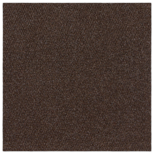 Rocket Hobnail Brown Residential 24 in. x 24 in. Peel and Stick Carpet Tile Square 48 Sq. ft. 12 Tiles Per Box