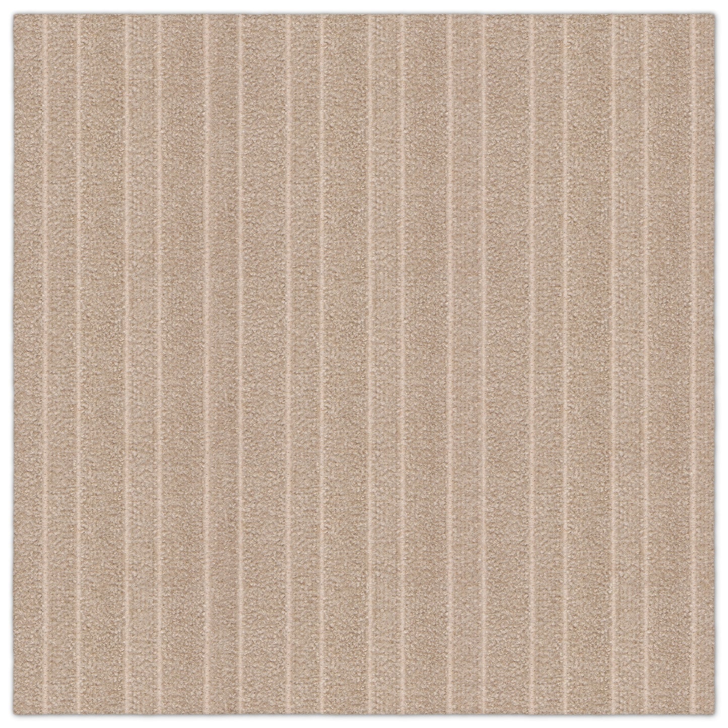 Roma Stripe Rib Beige Residential 24 in. x 24 in. Peel and Stick Carpet Tile Square 60 Sq. ft. 15 Tiles Per Box