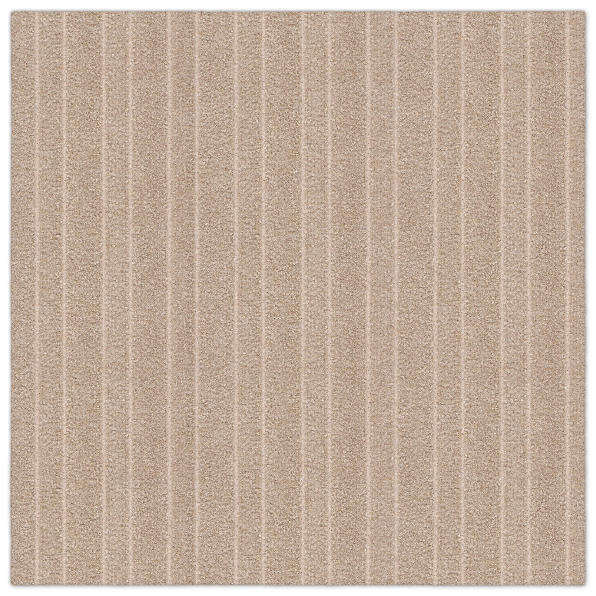 Roma Stripe Rib Beige Residential 24 in. x 24 in. Peel and Stick Carpet Tile Square 60 Sq. ft. 15 Tiles Per Box