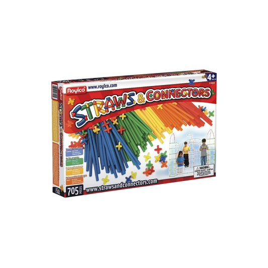 RoylcoÂ® Straws & Connector Set, 705 Pieces
