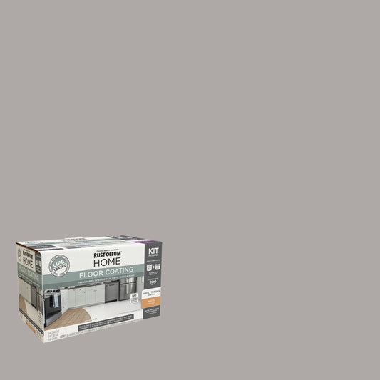 Rust-Oleum Home Matte Gray Owl Interior Floor Coating Kit-363683T, Quart