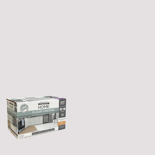 Rust-Oleum Home Matte Steam Gray Interior Floor Coating Kit-363690T, Quart