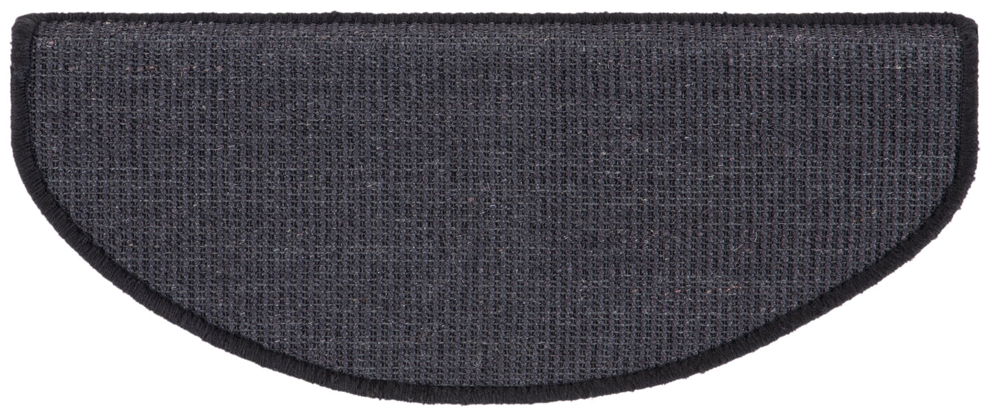 SAFAVIEH Stair Treads Kiaran 0.25" x 9" x 2'2" Sisal Black 3 Count Staircase & Floor Step Tread