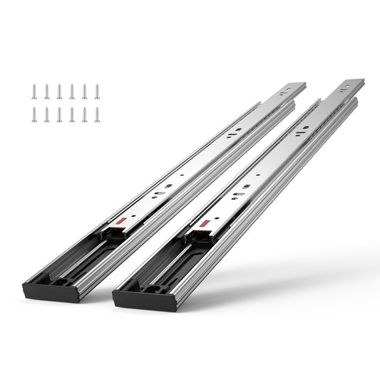 KFFKFF 6 Pairs 24â€ Soft-Close Drawer Ball Bearing Full Extension 100 Lbs