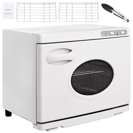 KFFKFF 23L  Towel Warmer Cabinet, Towel Disinfection Cabinet Fits 50-60 Towels, Dual Heating System for Salons, Spas, Massages, and Facials