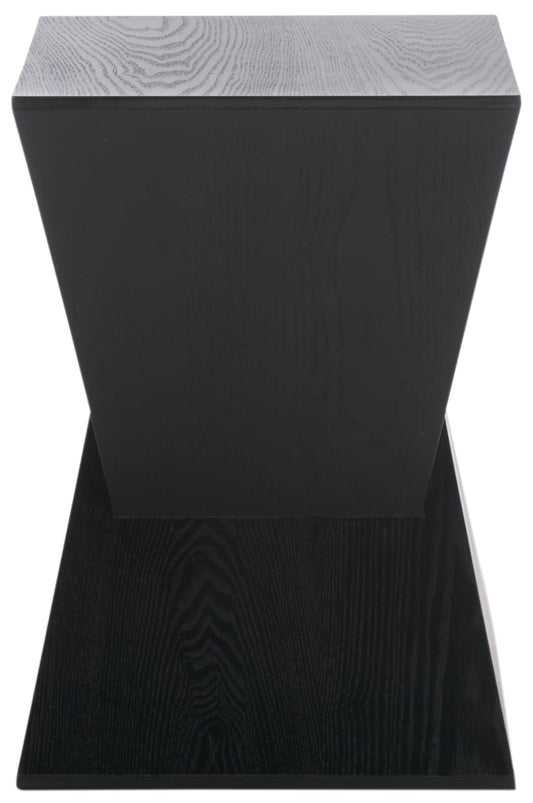 Safavieh Rahan Modern Wood Free Form End Table, Black