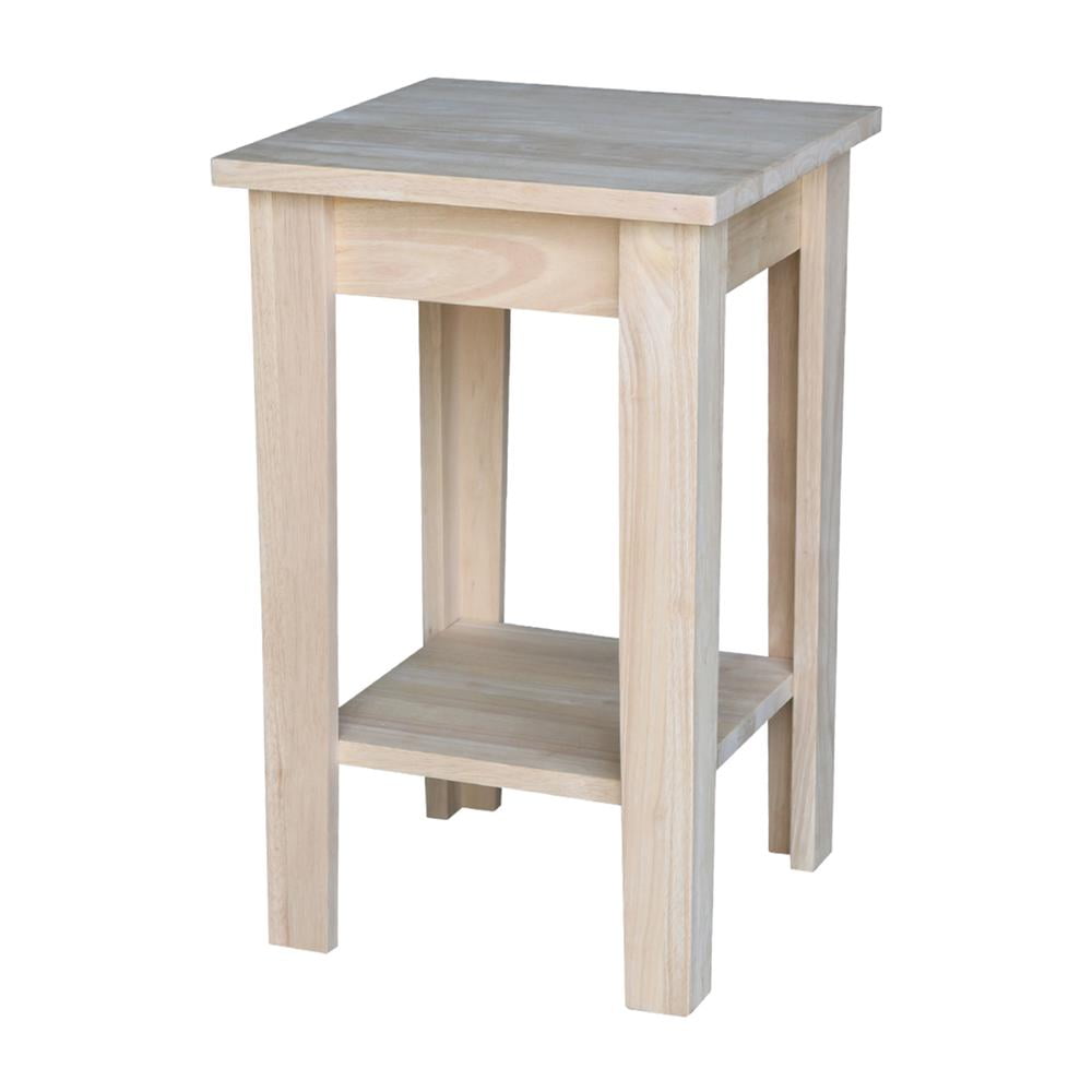 International Concepts Shaker Plant Stand  Unfinished