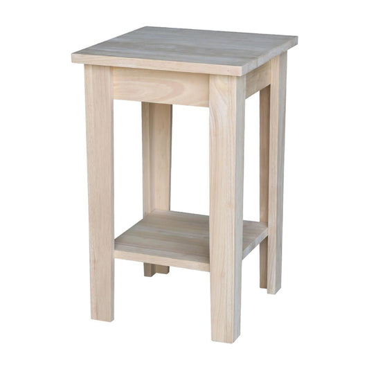 International Concepts Shaker Plant Stand  Unfinished