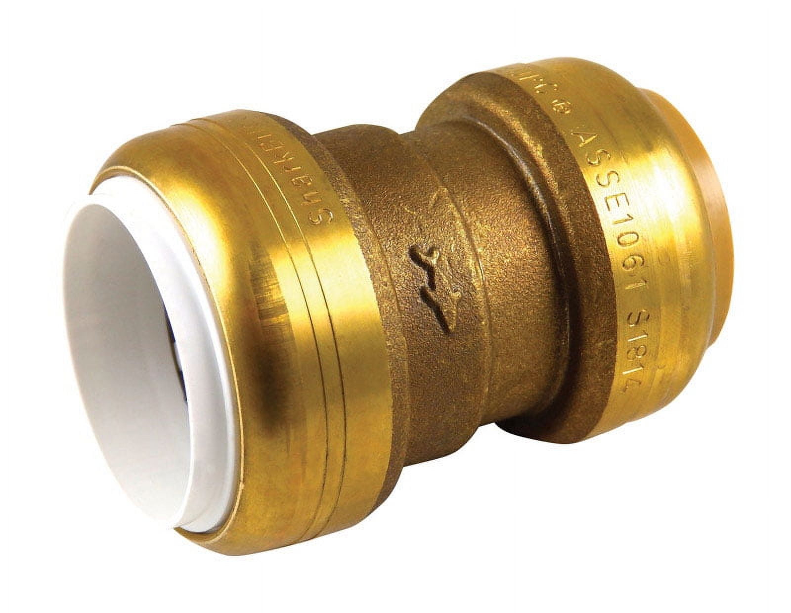 SharkBite Push to Connect 1 in. IPS x 1 in. Dia. CTS Brass Coupling