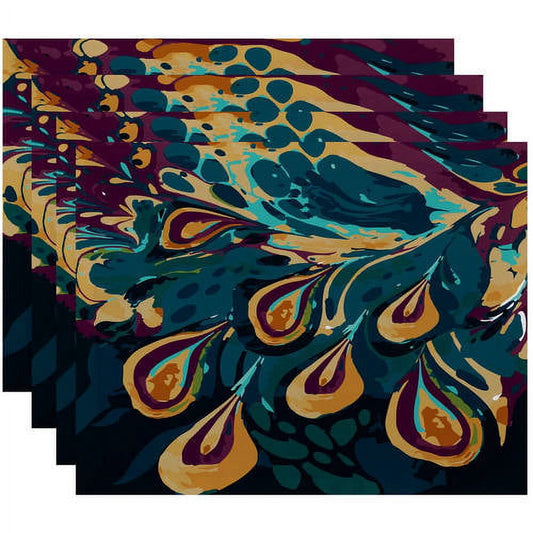 Simply Daisy 18" x 14" Boho Splash Geometric Print Placemat