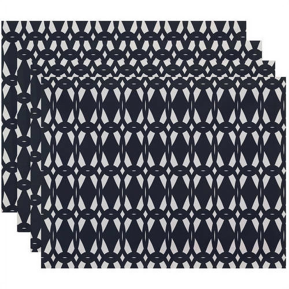 Simply Daisy 18" x 14" Geo-Craze Geometric Print Placemat