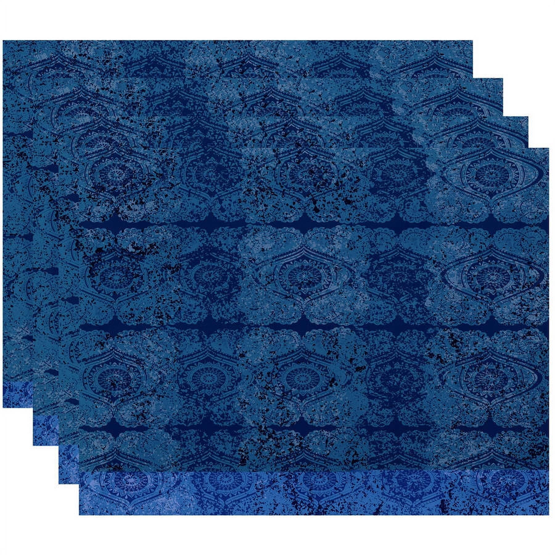 Simply Daisy 18" x 14" Patina Geometric Print Placemat