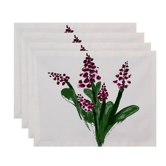 Simply Daisy, 18 x 14 inch, Bluebell Placemat (set of 4), Purple