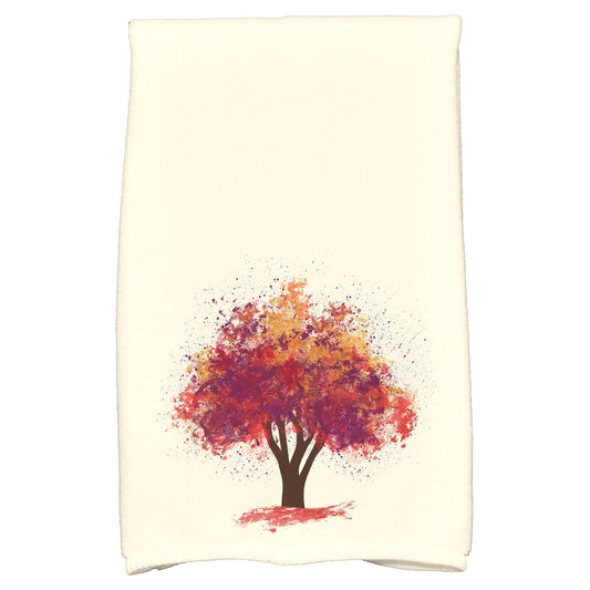 Simply Daisy 18" x 30" Fall Bounty Floral Print Hand Towel