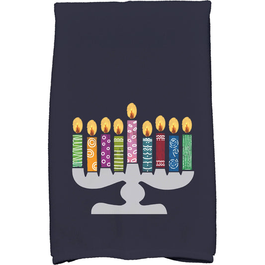 Simply Daisy 18" x 30" Festival of Lights Holiday Geometric Print Kitchen Towel