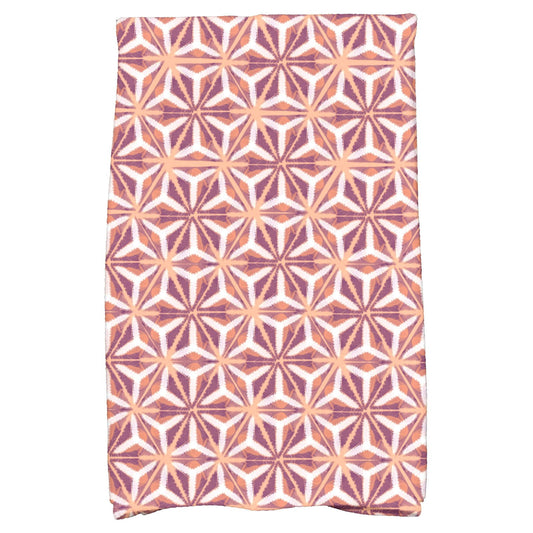 Simply Daisy 18" x 30" Water Mosaic Geometric Print Kitchen Towel