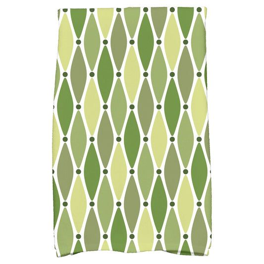 Simply Daisy Toalla de Mano con Estampado GeomÃ©trico Ondulado de 18" x 30"