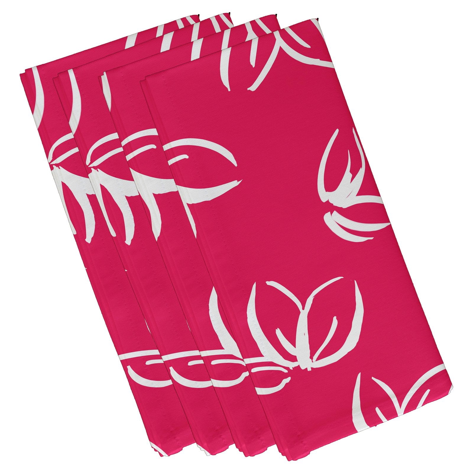 Simply Daisy 19" x 19" Eva Floral Print Napkin (Set of 4)