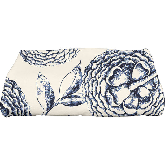 Simply Daisy 28" x 58" Antique Flowers Floral Print Bath Towel