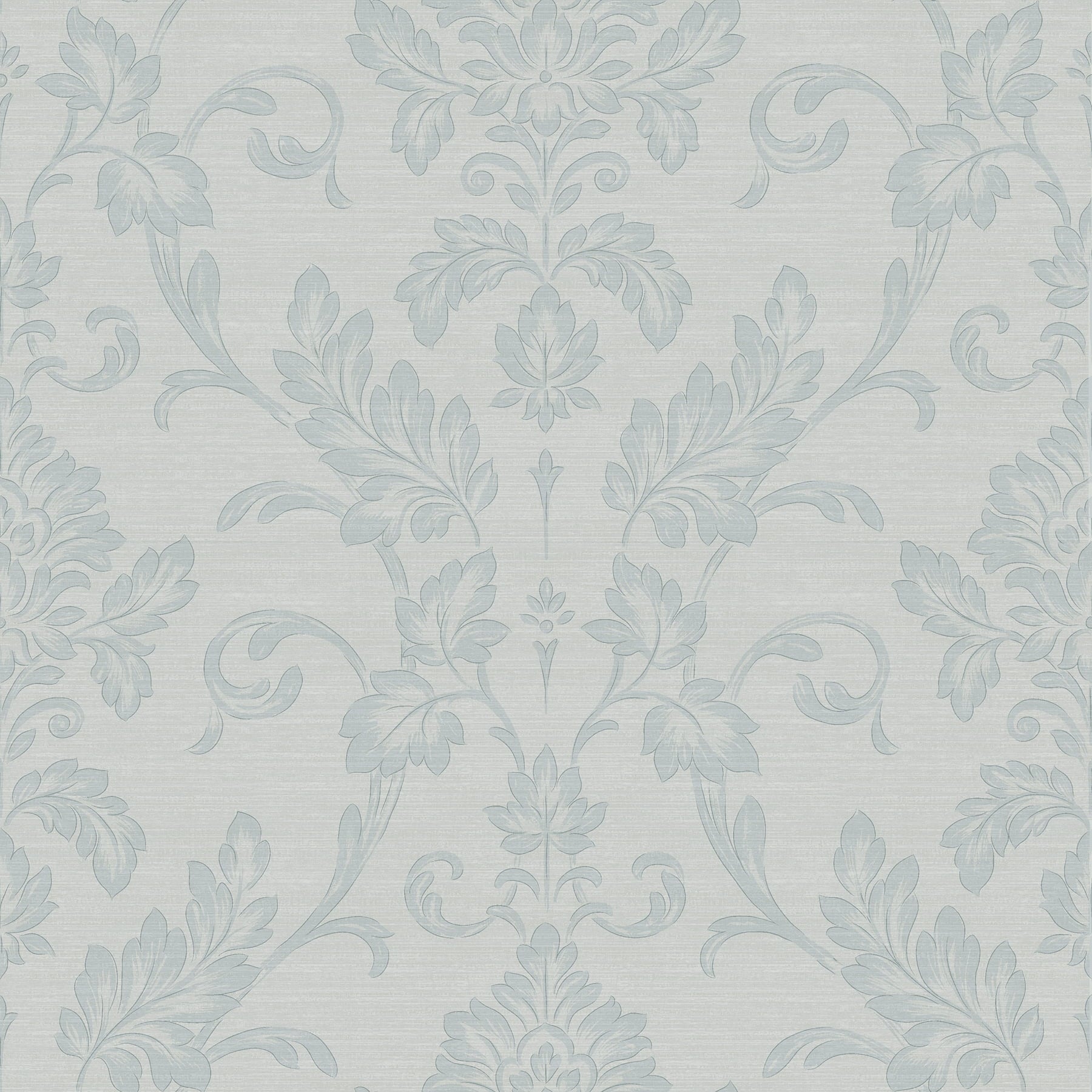 Sirpi Wallcoverings Antonella Light Blue Scroll Wallpaper