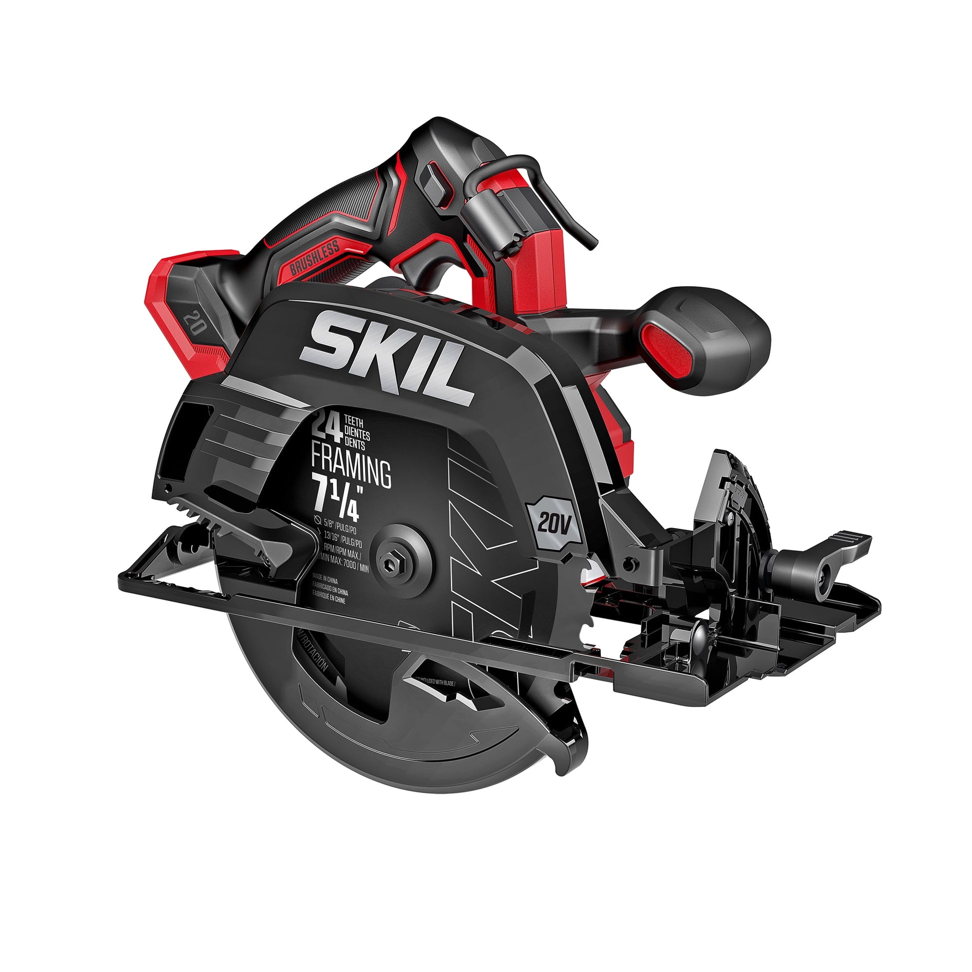 SKIL PWR CORE 20â„¢ XP Brushless 20V 7-1/4 In. Circular Saw, Tool Only-CR5440B-00