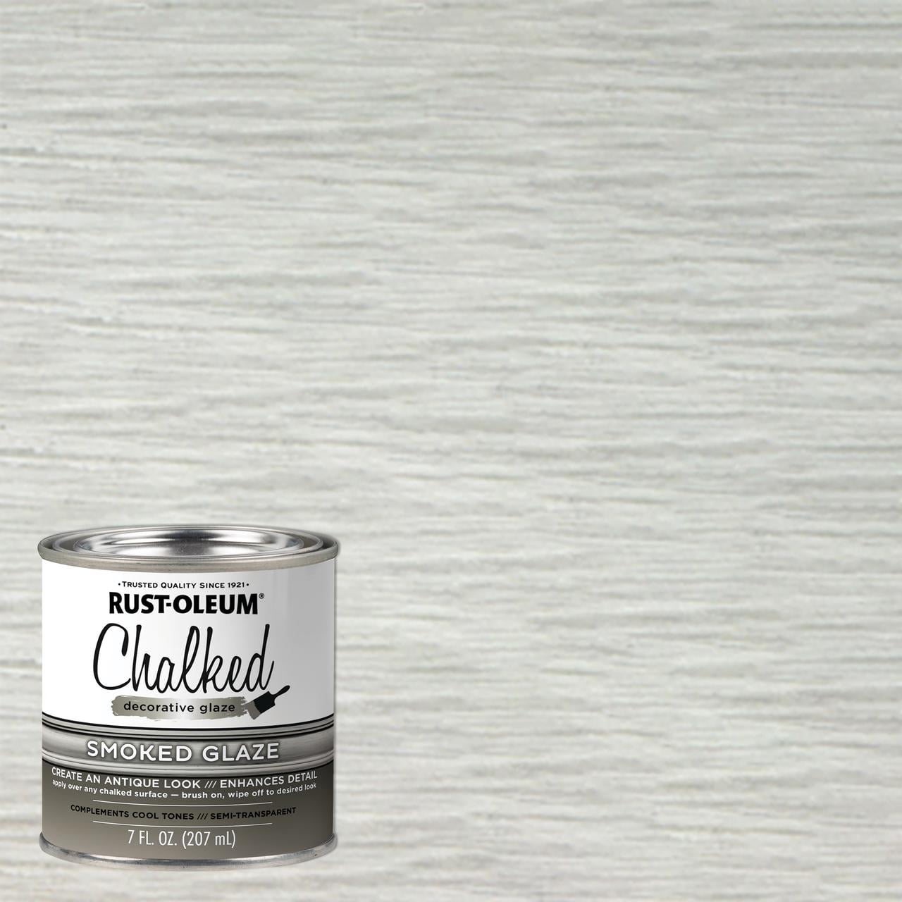 4 Pack, Smoked Glaze, Rust-Oleum Specialty Chalked Matte Paint - 349609, 1/2 Pint