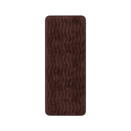 Somerset Home Microfiber Memory Foam Bathmat, Oversized Padded Nonslip, Chocolate