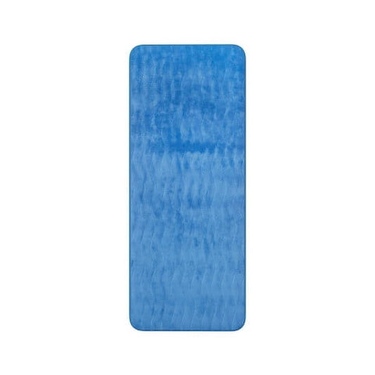 Somerset Home Microfiber Memory Foam Bathroom Mat, Oversized Padded Nonslip Accent Rug, Blue