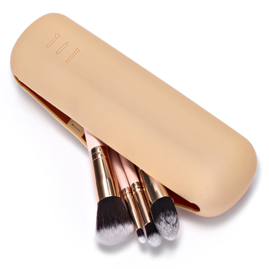 Sorbus Travel Cosmetic Makeup Brush Holder - Portable & Waterproof Silicone Organizer