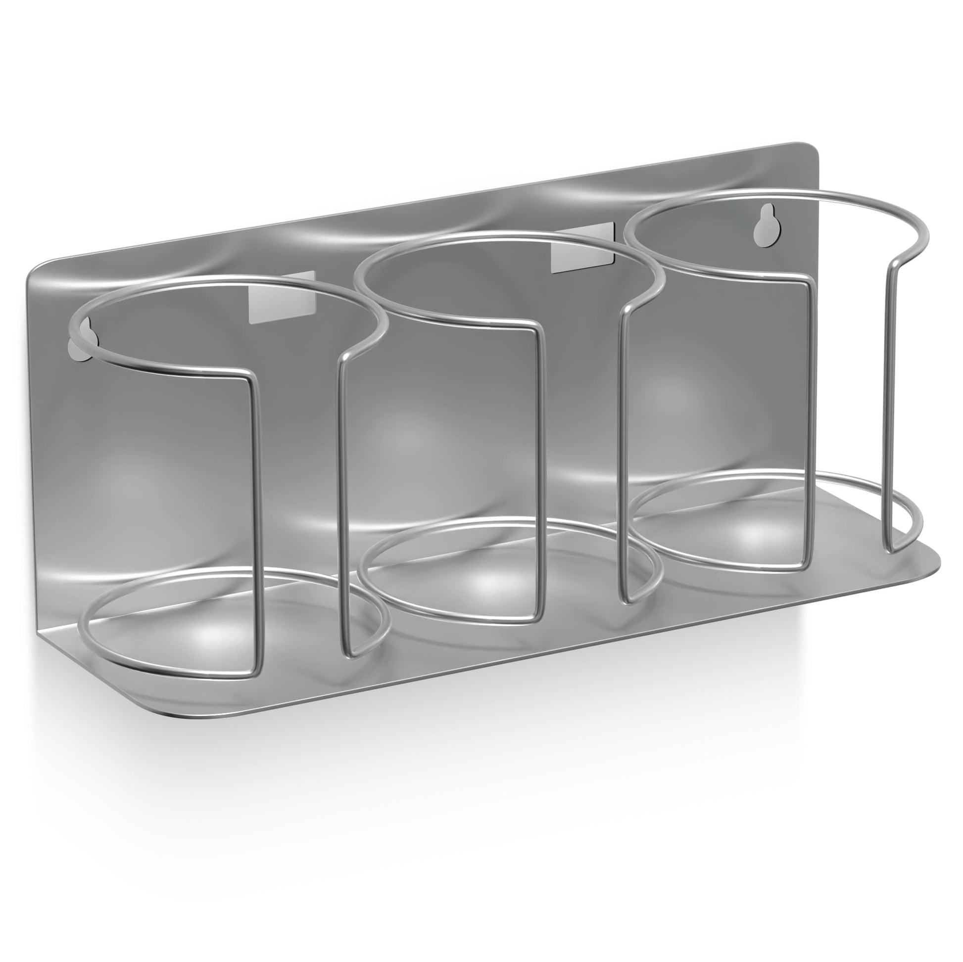 Sorbus Tumbler Organizer 3-Cup â€“ Magnetic Wall Mount for 20-40oz Cups & Bottles