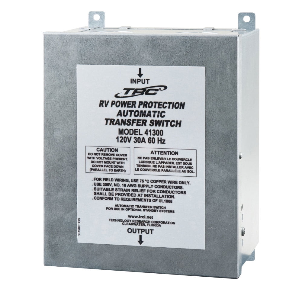 Southwire 41300-001; Hardwire Automatic Transfer Switch - 30 Amp, 120V, 60 Hz