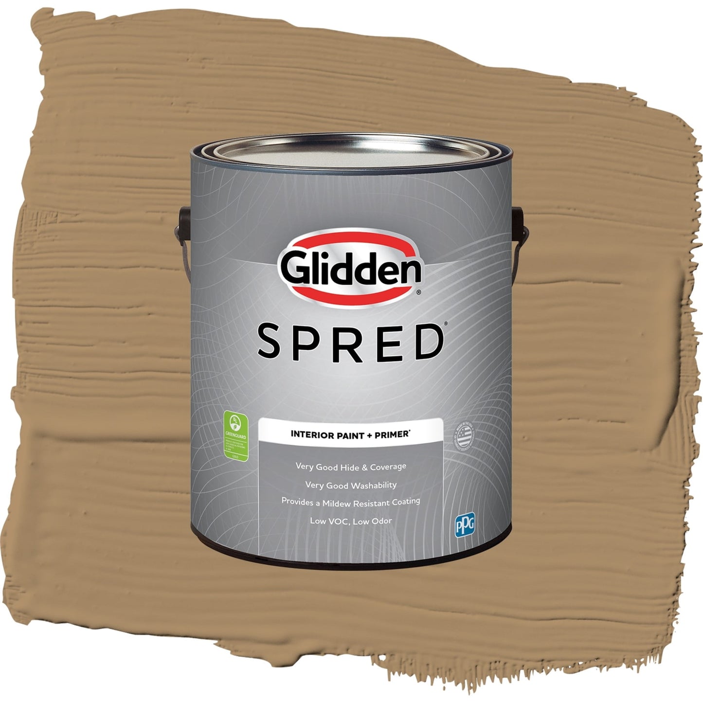 Spred Coffee With Cream Interior Paint + Primer Semi Gloss , 1 Gallon